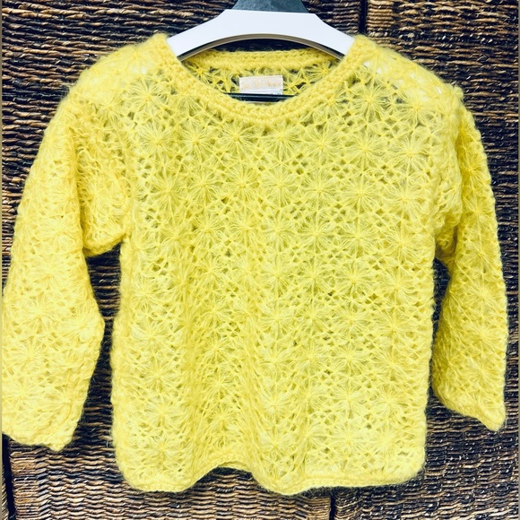 Saks Fifth Avenue Vibrant Knit Wool Sweater-Vintage‎ Wool/NylonSize:38 Italy